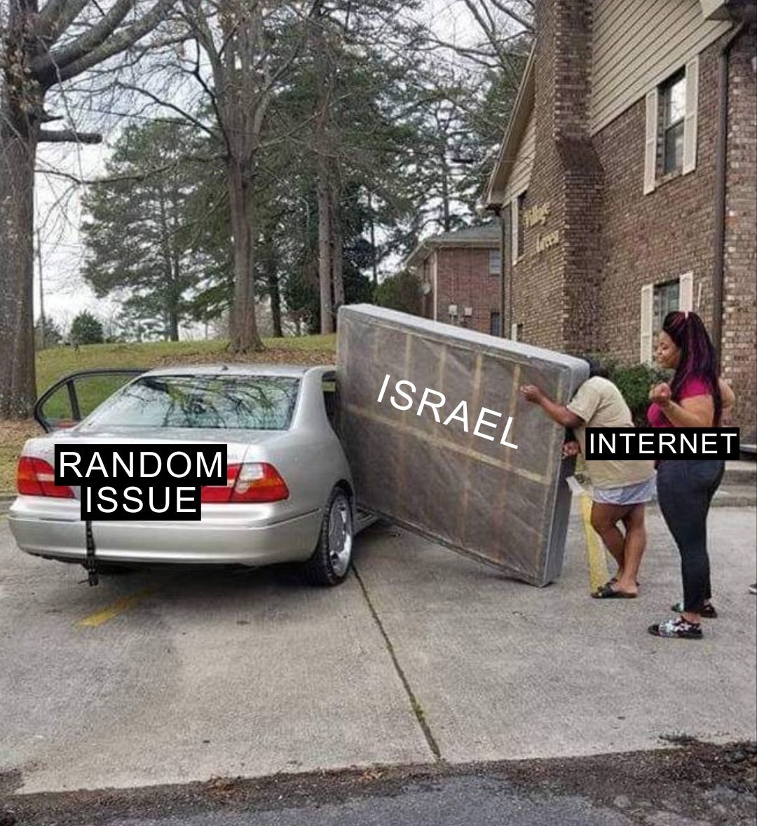 IsraelMFA's tweet photo. This again? Clearly living rent-free. https://t.co/93LpdK43wi