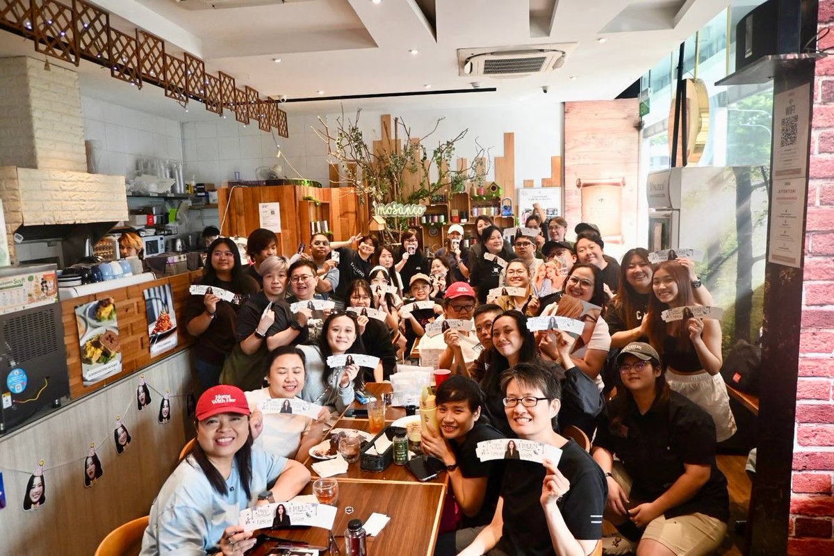 freenbecky_SG's tweet photo. Thank you everyone for joining us at our Freen's Birthday Cafe Event! 🥹🤍 We hope you all had an amazing time, enjoyed the activities we prepared, and made lots of wonderful memories together. Thank you for all the love and support, hope to see you again at our next event! 🫶🏻✨

#srchafreen