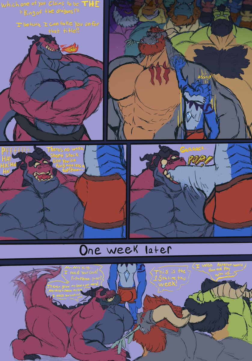 AsteronDraws's tweet photo. Some guys asked me to color this mini-comics from years ago inspired by Small on Top…

Also the fact I wanna practice more mini comics even if they might be a lil self-serving… 👉👈🥹

If I had a lot of money I’d be tempted to find VAs for some of my art at some point 👀 https://t.co/VBxOdj9ZKA