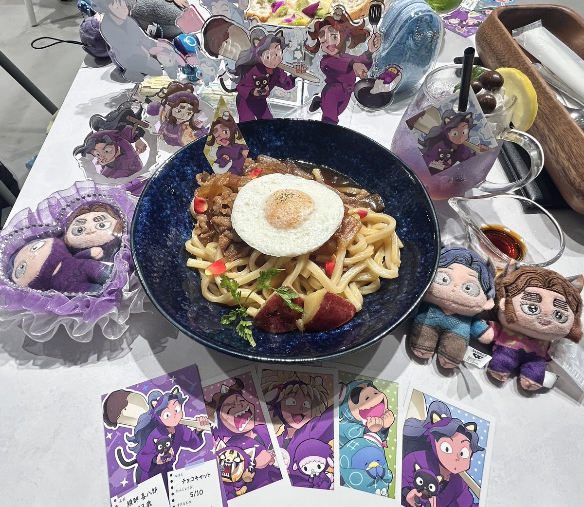 yuu___zm's tweet photo. 先日念願のコラボカフェに行ってきました❣️
滝の肉うどんが食べられて本当に幸せ😭🫶素敵な時間が過ごせました。感謝🙏❣️ https://t.co/SXK6ihzT4X