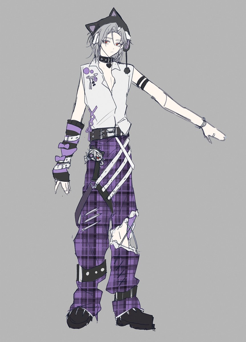 UvwvU_0's tweet photo. 一応ちゃんと全身をデザインしていたよ　の図 https://t.co/Q3IqQ6HUiV