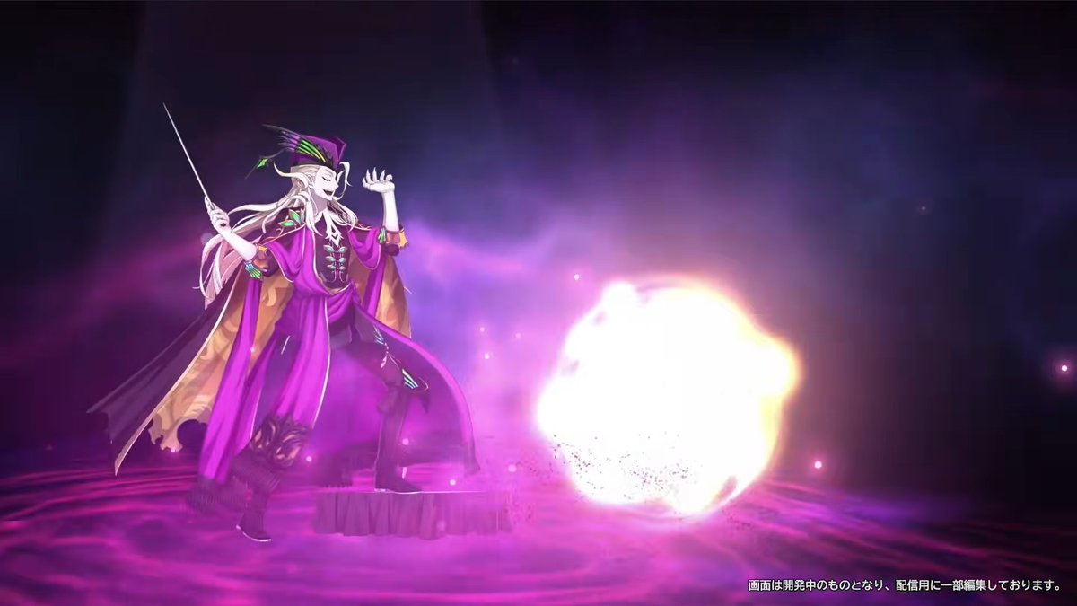 Merem110's tweet photo. アマデウスのバトルモーションおよび宝具演出のリニューアル改修が決定！　#FGO #FGO11周年 #FGOフェス https://t.co/CPsIVdwsPr