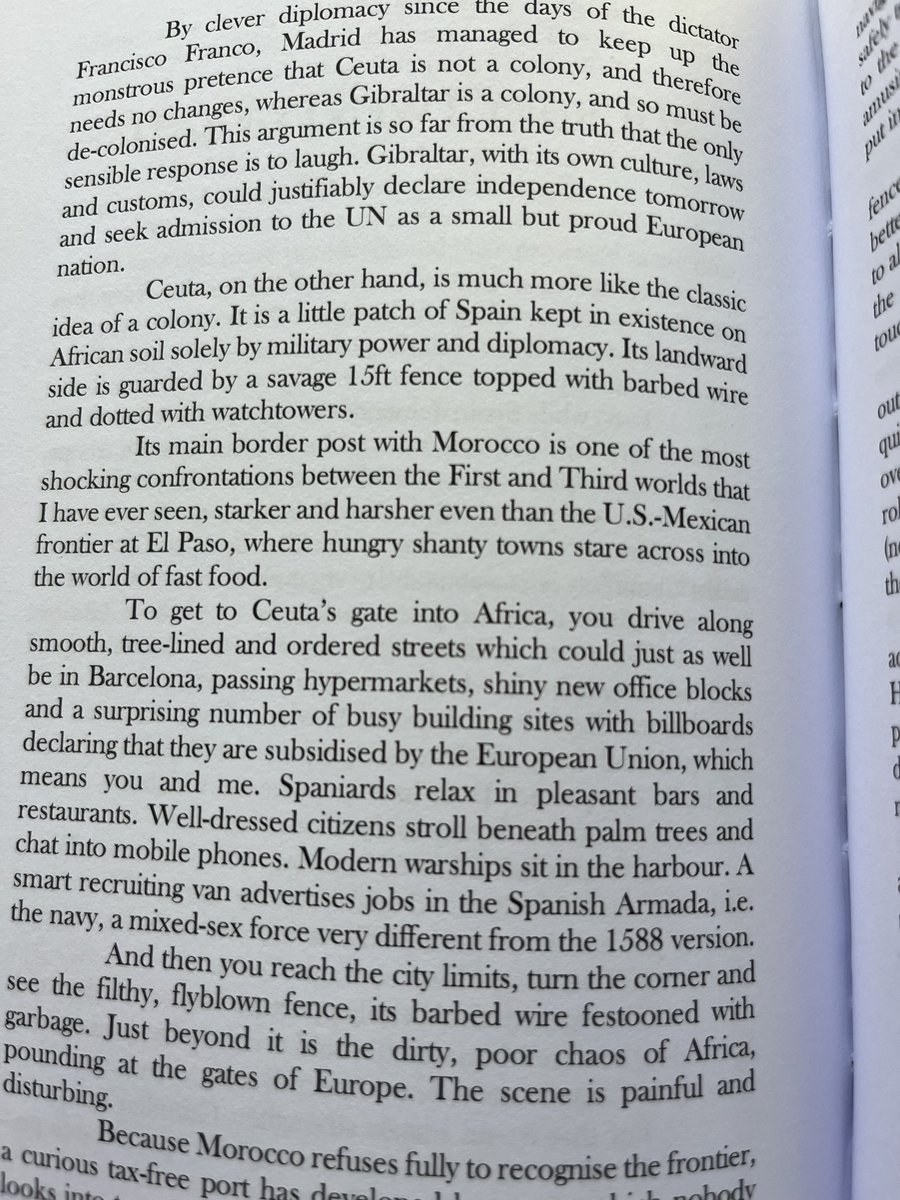 ClarkeMicah's tweet photo. From my book ‘ Short Breaks in Mordor’ a report of my visit to Ceuta in September 2002. https://t.co/spTYBVr1Ws