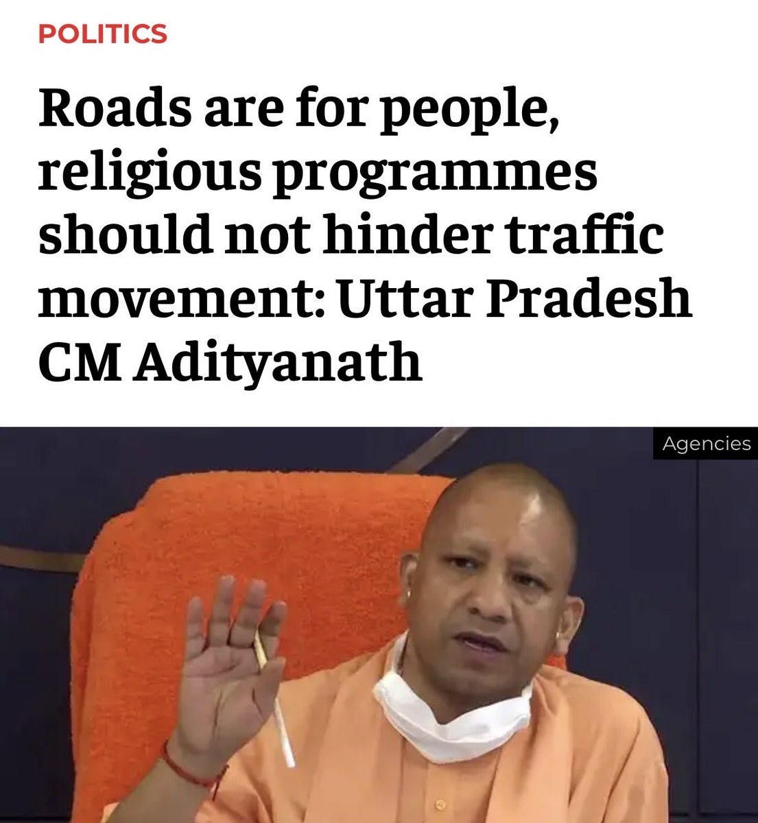 Sarcaztick's tweet photo. Waah yogi ji waah https://t.co/g2Mham4vig