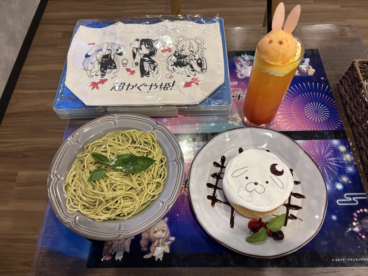 sugiryuface's tweet photo. はじめてコラボカフェ行ってみた！！
食べたかったメニューと
買いたかったグッズ買えて、
非常に満足！！
楽しかった！
＃超かぐや姫とandGALLERY https://t.co/3Ziz6N5pDF