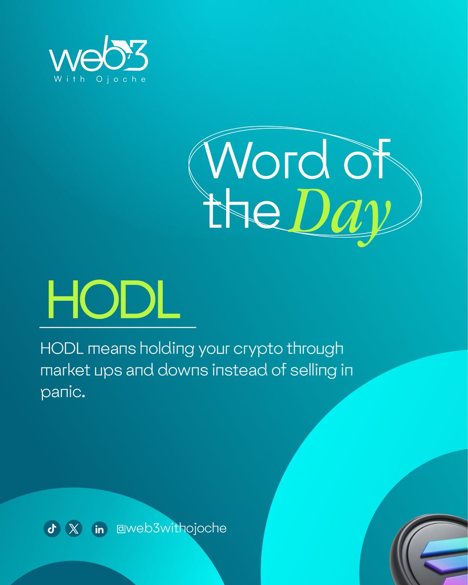 web3withojoche's tweet photo. Two friends bought the same coin. One sold the moment the price dropped. The other ignored the panic and waited. A year later, only one of them was smiling.

What's the longest you've ever held a coin?

#Web3In31Words https://t.co/FGw8urP4Ab