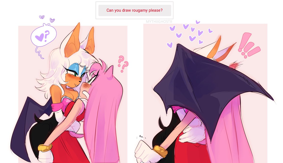 MythiiGhostii's tweet photo. "Can you draw rougamy please?" -> Wing smooches🦇x🩷

https://t.co/fJzlKp5akR https://t.co/2gQ8iHO3bg