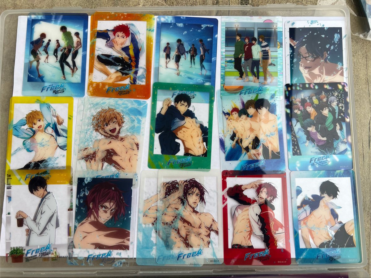 tinkey__0923's tweet photo. 【交換】Free! オケコン クリアカード 

(求)画像2枚目❤️>🩵

(譲)画像1枚目

凛は❤️、遙とのご交換優先です。
ただ今現地におります。
お気軽にお声掛けください https://t.co/ThCNguELWY