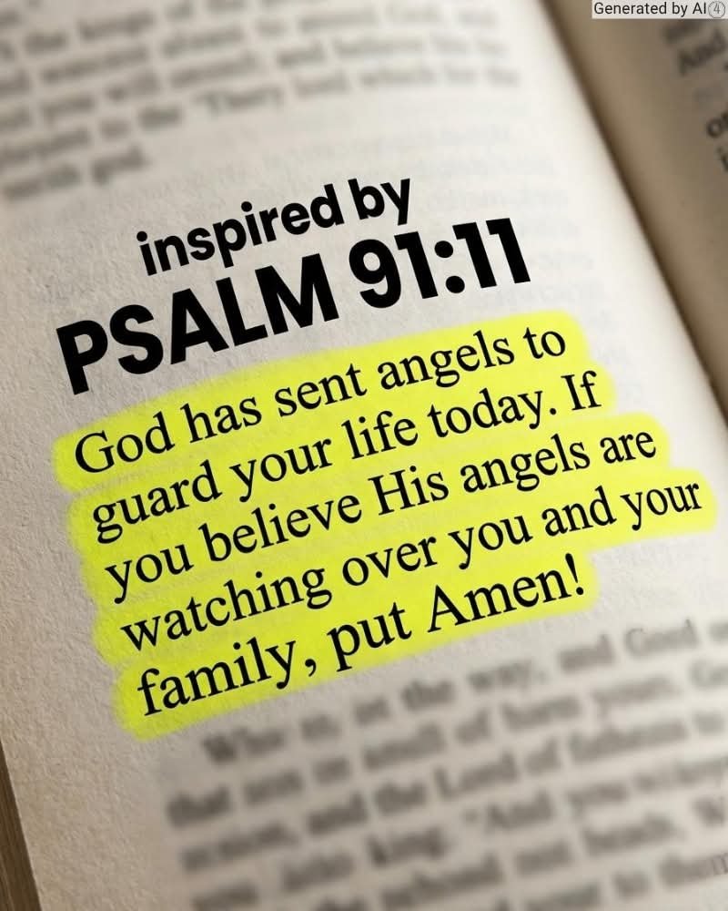 thompsonb2569's tweet photo. For He shall give His angels charge over thee, to keep thee in all thy way. 
- Psalm 91:11 https://t.co/T8OMB9Vth4