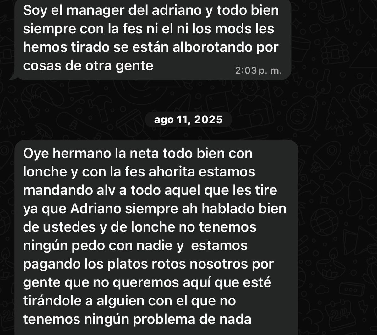 espinozp's tweet photo. Y siempre que vengan esos chilangos a joder no olviden que su manager me suplicó que dejaran el hate por que no lo soportaban 😭🤣 https://t.co/90gjfJJ3Fl