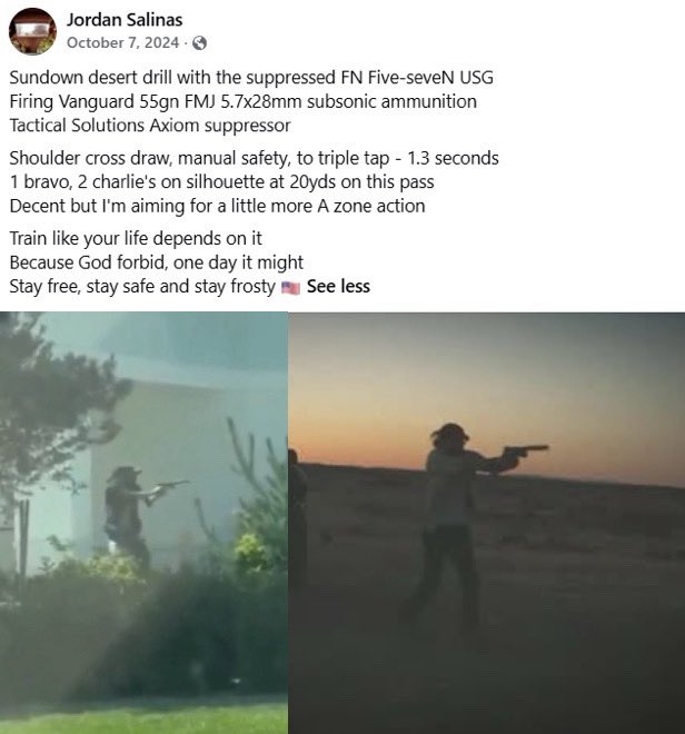 MyLordBebo's tweet photo. 🇺🇸‼️🚨 The hero who chased away the shooter and saved lives is … Jordan Salinas

He trained for it https://t.co/ao0WoAjPX8