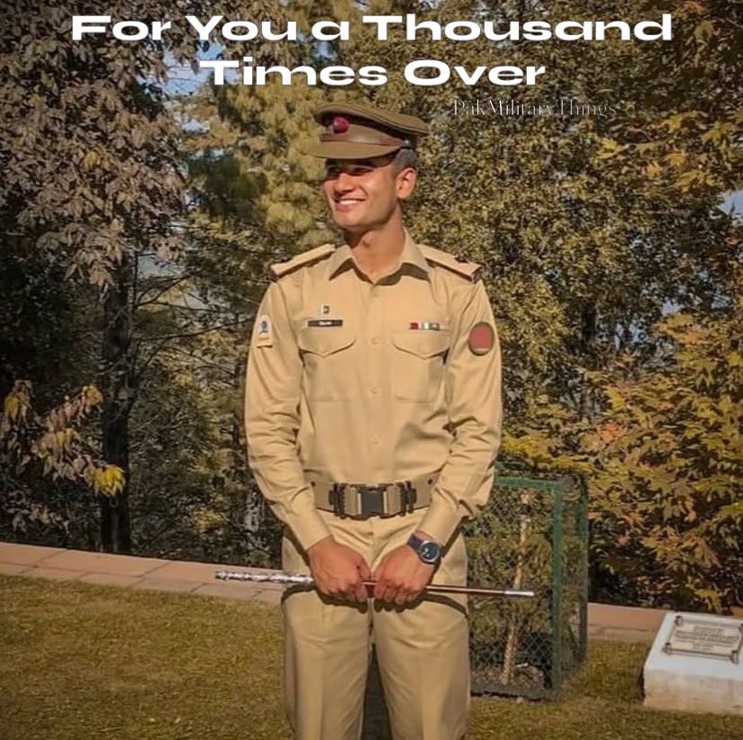 PakMilitary132's tweet photo. Remembering Lt Muhammad Talha Shaheed on his 2nd martyrdom anniversary 

On 02 Aug 2024, Lt Talha 148L/C ex 2BR (Shahkot Sec, 5 AK Bde) slipped from ridge while checking outer edges of post in Kashmir, &amp; embraced martyrdom 🇵🇰

#Lahuukiroshni #pakarmy #pmt #ispr https://t.co/l5Vv2ISYh0