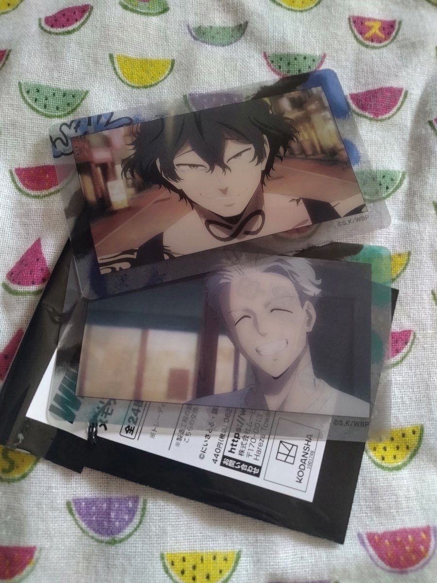 ren_suika2's tweet photo. クリアカード買ってあけたらこの組み合わせで、めっちゃ嫌な顔してるんだろうなって思ってしまった。 https://t.co/IKBHueebla