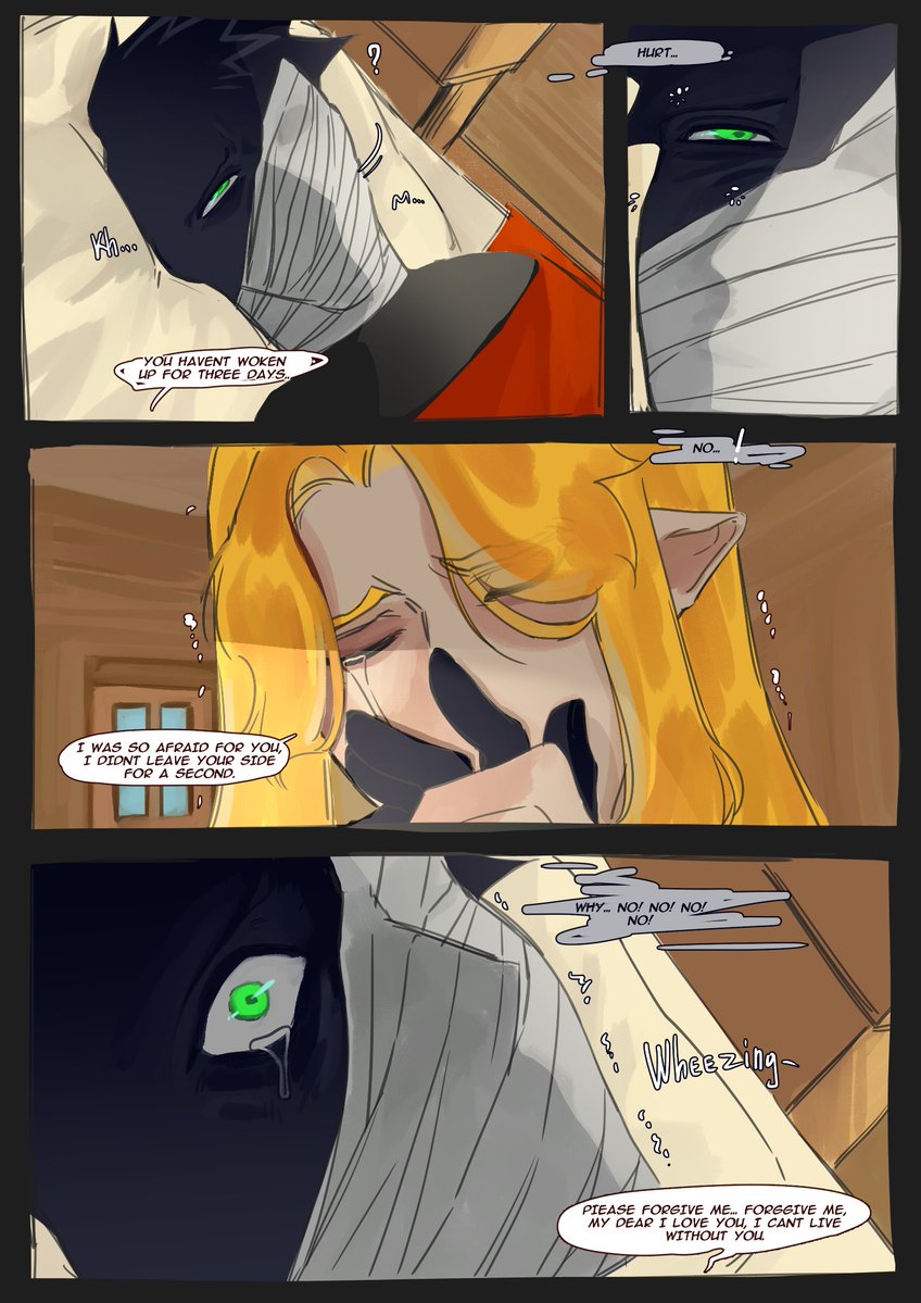 _Nurik_l's tweet photo. Ohhhh I did it... Don't judge me too harshly, I have zero experience in drawing comics 😭 https://t.co/mlrupkh1Pv