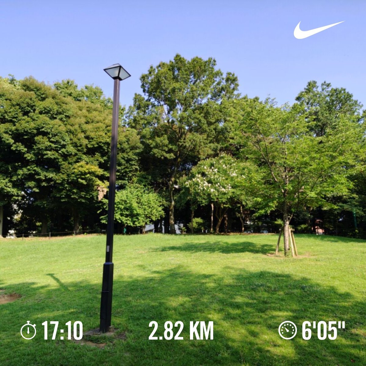 hide50993679269's tweet photo. 今日は、業務のため蚕糸の森公園周回折り返しのショート朝ラン🏃酷暑でも自分的には蝉の合唱を聴きながら、抜群にリフレッシュできるので、時間をしっかりとりランアウトしたい✨
#朝ラン　#ランニング　#週末ランニング　#週末ランナー　#蚕糸の森公園　#杉並 https://t.co/A2zLllJNpv