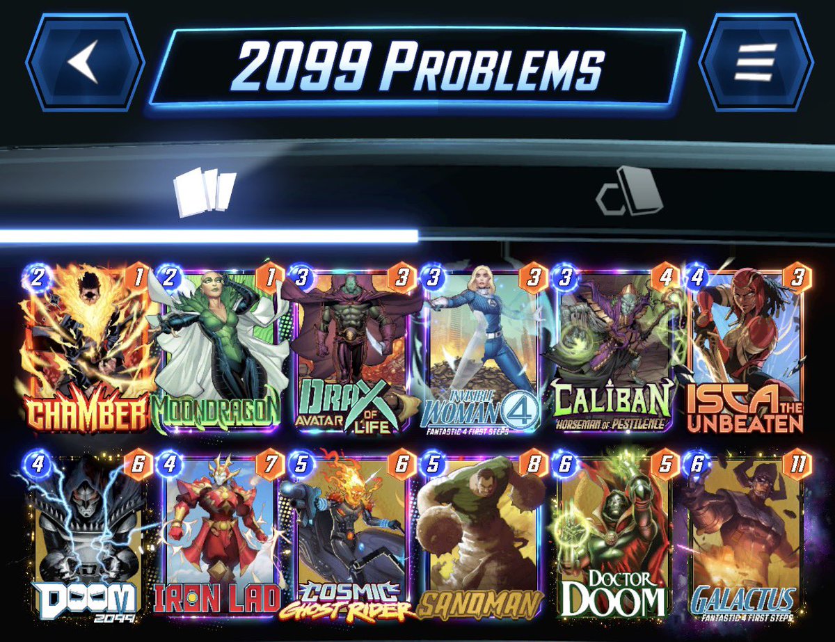 MarvelSnapoli's tweet photo. Absolutely buzzin’ to win my 11th infinity avatar! I find this game mode really hard (I think it’s too hard personally) so whenever I do get a rare Conquest win it feels great. 🧊🙌🏼 https://t.co/1FcIPKxujX