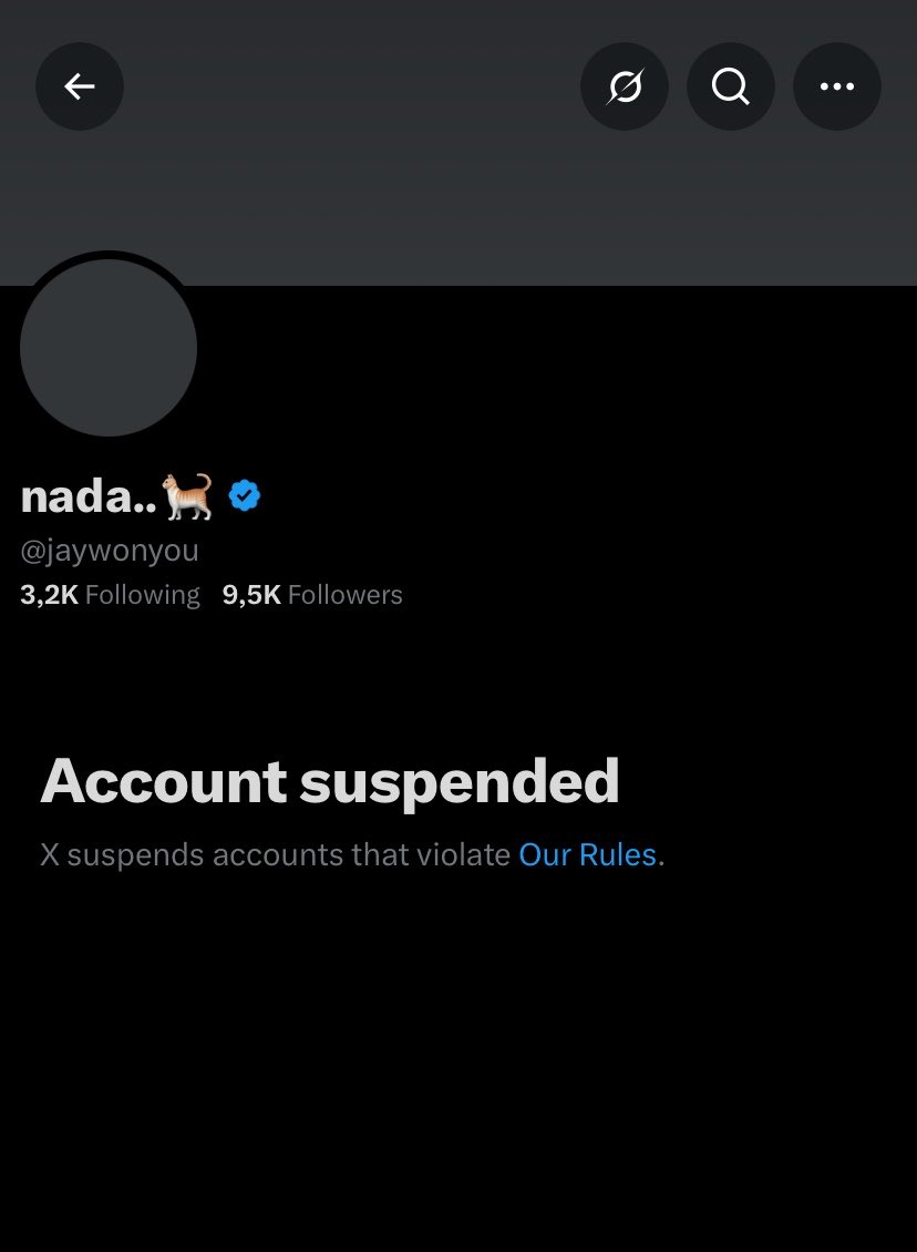 cherrrlene's tweet photo. HELP RT ‼️‼️ kena suspend karena e n c h word 😭

helppppp acc kak nada @jaywonyou kena suspend, kalo kalian ada titipan barang  / ada yg penting sementara dm ke acc @ridetosolarr yaa https://t.co/0Tw7cwqcUS