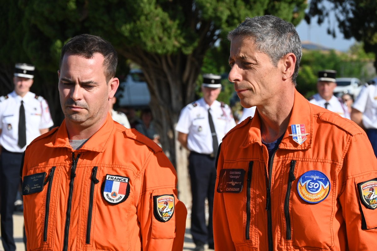 Image de Préfet du Gard - #Hommage 🕊 Franck Chesneau, pilote de Tracker, avion bombardier d'eau de la Sécurité civile, décéda