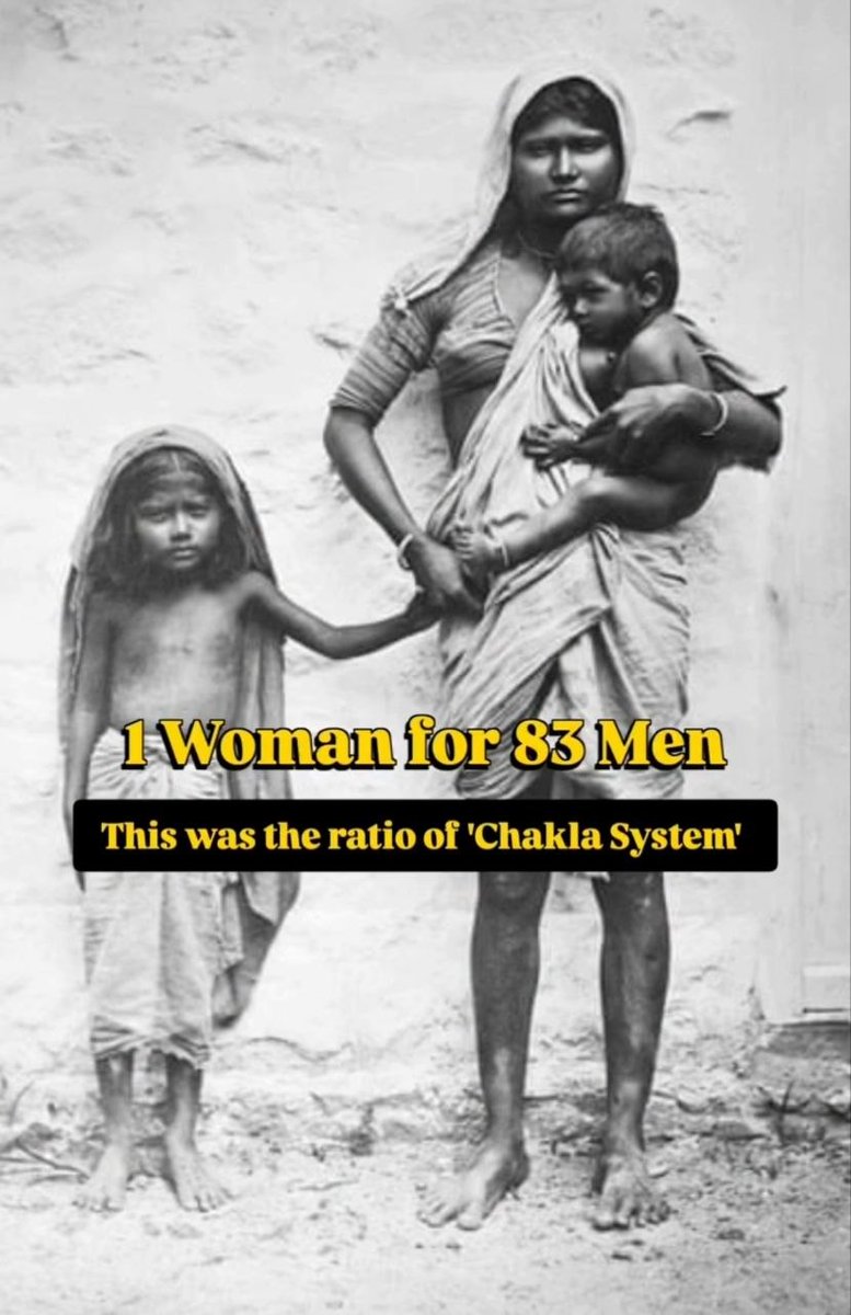 nidhisj2001's tweet photo. The Chakla System was a state-regulated network of military brothels established by the British Raj in 19th-century India. Legalised under the Cantonment Act of 1864, its primary purpose was to provide sexual services to British soldiers while controlling venereal diseases. The colonial government strictly managed these brothels, enforcing a ratio of roughly 12 to 15 Indian women per regiment. Registered women were confined to military bases, subjected to invasive weekly medical examinations, and forcibly detained in "Lock Hospitals" if found sick. Exposed internationally by social reformers, public outrage eventually forced the British to dismantle the official system.