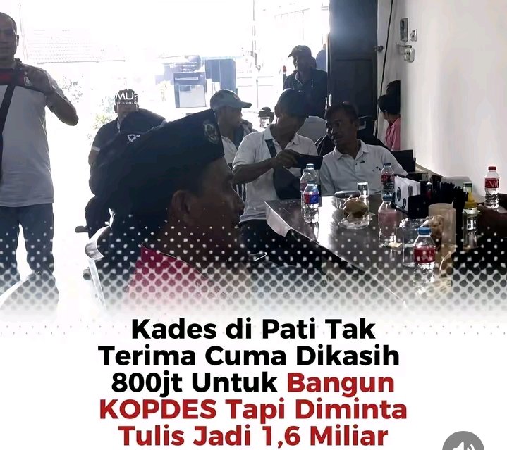 ArusPolitik_'s tweet photo. GILA....
Markupnya 100 Persen🥺

Kades di Pati menolak program Koperasi Desa Merah Putih (KDMP/Kopdes) terjadi karena dana yang diterima hanya Rp800 juta, tetapi dalam laporan tertulis diminta mencatat sebesar Rp1,6 miliar.

CC @KejaksaanRI @KPK_RI https://t.co/5IfnJTq05v