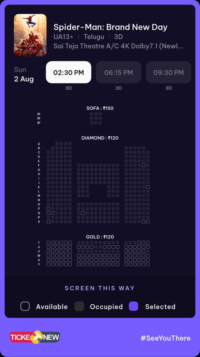 AnantapurBO's tweet photo. #spiderman Tadipatri - Sai Teja matinee status 🔥💥🔥💥🔥💥🔥💥🔥💥🔥💥🔥🔥💥🔥💥🔥💥🔥💥🔥💥🔥💥🔥💥🔥💥💥🔥 https://t.co/H6EL4J17eM