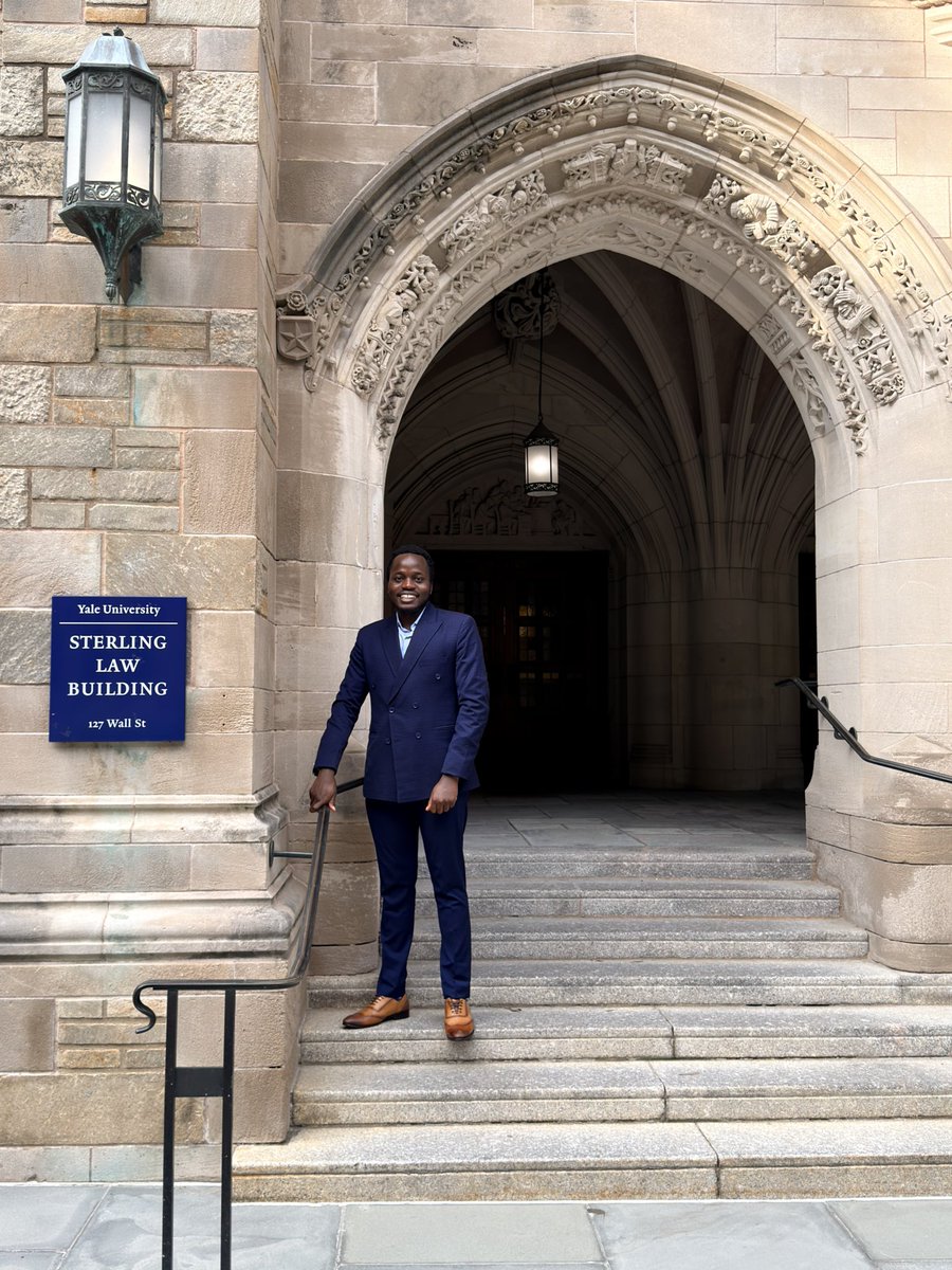 MiracleMudeyi's tweet photo. They say nobody gets into Yale. But God has not forgotten the cattle herders. Humbled to become the first Kenyan lawyer in approximately 33 years to join Yale’s LL.M. class of just 25 lawyers worldwide. Excited for this chapter. https://t.co/MFfO3oBkIc