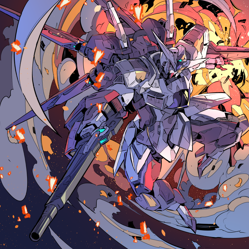 Mk_5G's tweet photo. リボガンを描きました https://t.co/N0SkjaMgEc