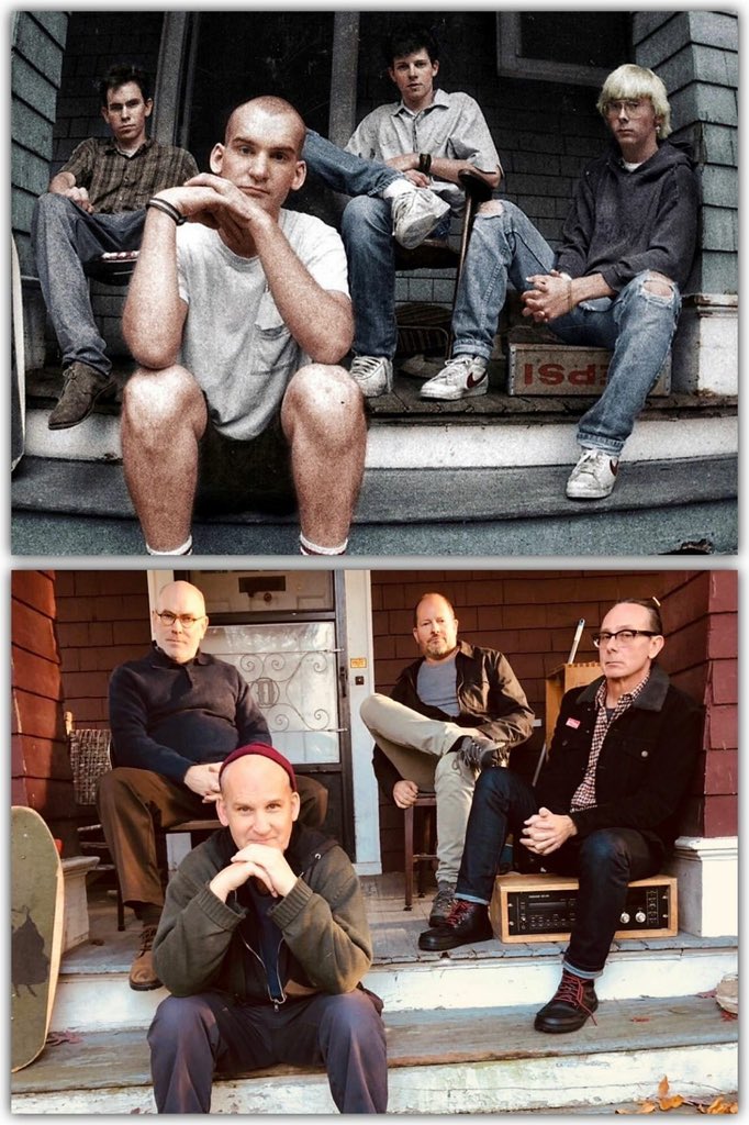 PunkRockStory's tweet photo. Then and now 

We have grown old together 🙂

#punkrockhistory https://t.co/lLcmTNOCB7