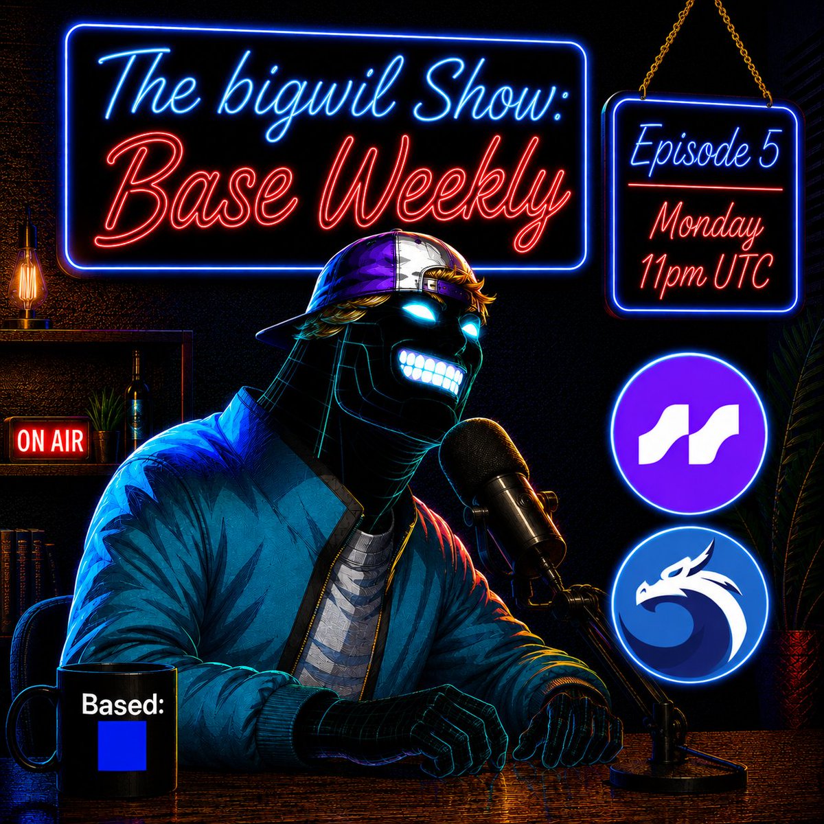 bigwil's tweet photo. Back again for Base Weekly Episode 5!

 ➥ An OG of the @base ecosystem, the @avantisfi team will join us for episode 5. Trading crypto or RWA with leverage, Avantis is the place to be. They have a V2 launch coming soon and we'll be hearing all about it. 

 ➥ We'll also be joined by the @QuickswapDEX team. Their DEX offering continues to evolve and we'll hear the latest from them as they continue their growth as their total volume on Base approaches $600m!

 ➥ As always, we'll take a look at the markets and what is trading well on @baseapp. We'll also update on the wider Base ecosystem. As you know, there's a lot to get through and we won't be short of discussion points. 

↛. We go live at the below times. Set your reminders in the comments and I look forward to seeing you there;  

Tuesday 9am Australia
Tuesday 7am Asia
Monday 11pm UTC           
Monday 4pm Pacific Time