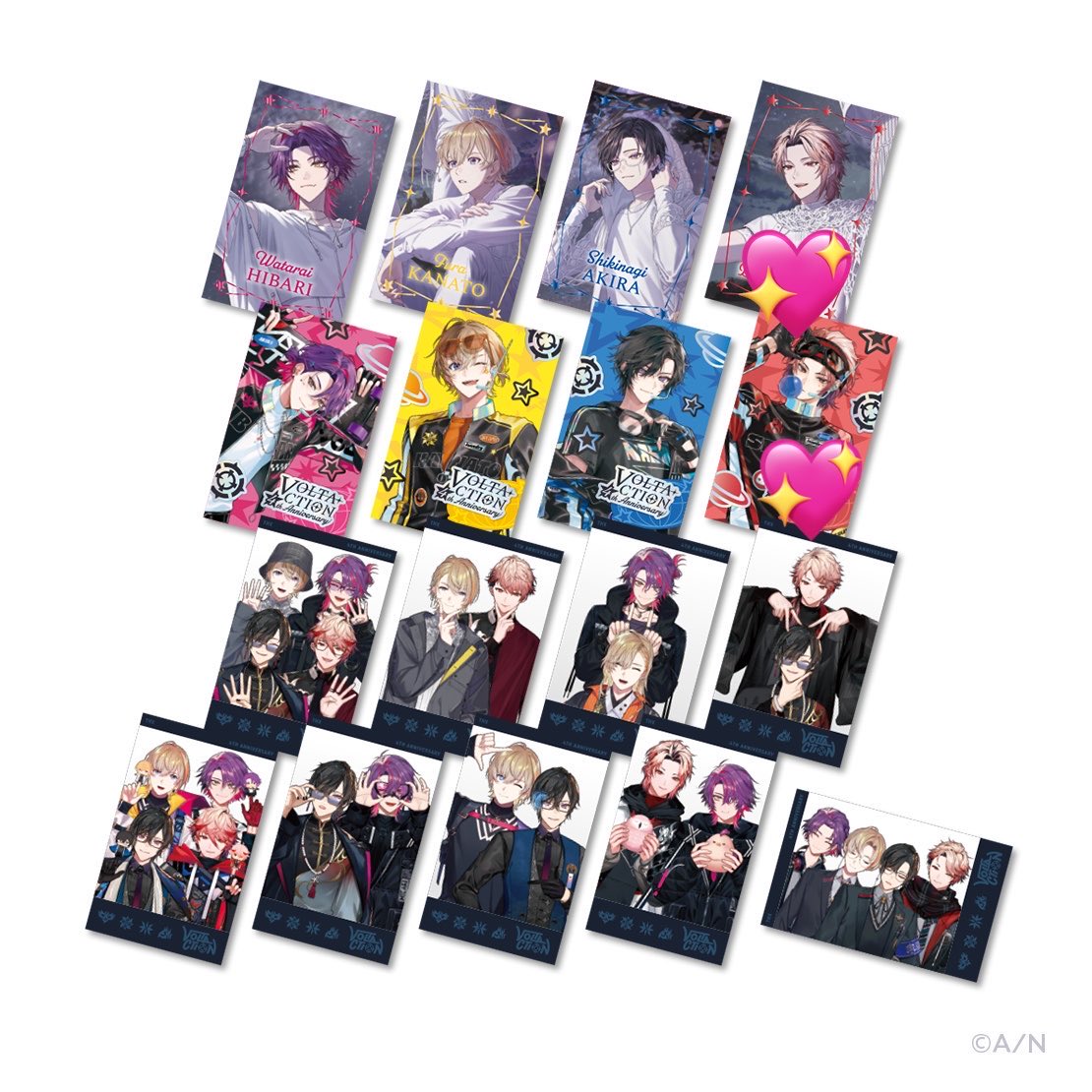 yuise_sp's tweet photo. 【交換】VOLTACTION 4th Anniversary 4周年
チェキ 特典
譲：画像1枚目
求：画像2枚目、3枚目💖
郵送のみの交換
異種交換は検討
検索からでもお気軽にお声がけください！ https://t.co/z4grQQJaM5
