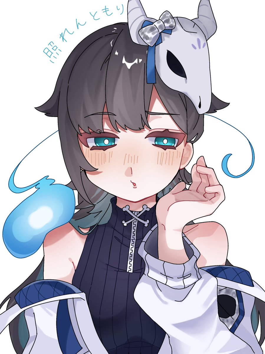 R74671F's tweet photo. 照れんともり！
#めめもりアート https://t.co/oGwh65N9Ss