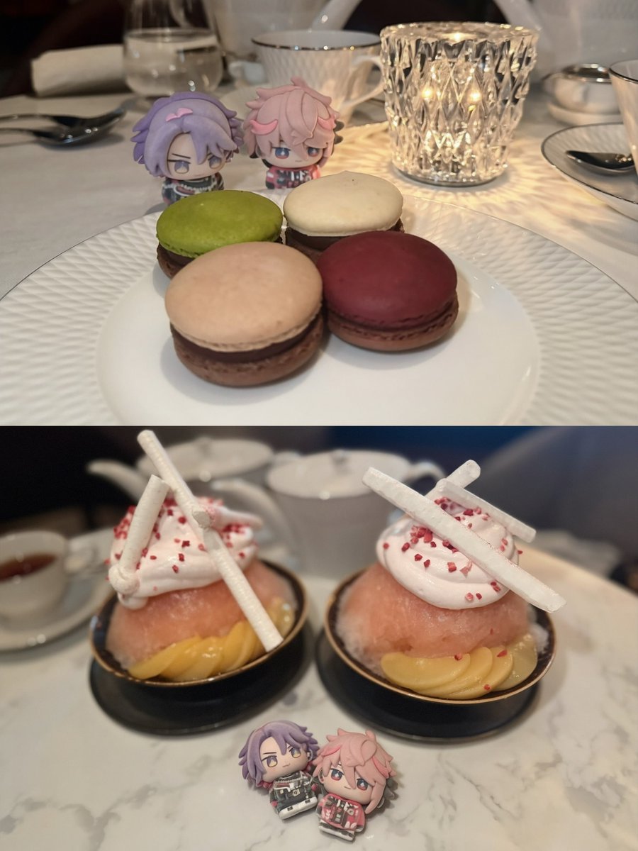 Srfkn12's tweet photo. フェアモント東京のかき氷🍧
マカロンサービスしてくれた^> <^♡かき氷もマカロンも美味しかった😻 https://t.co/FKjSKqfXbN