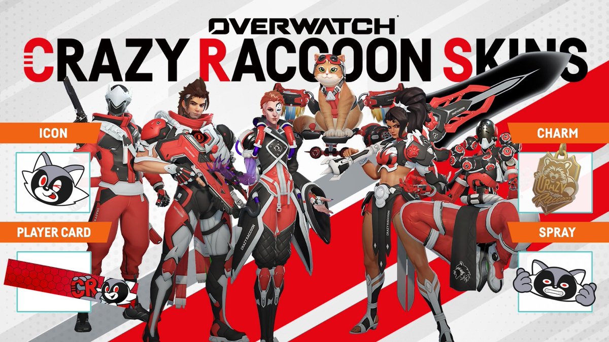 crazyraccoon406's tweet photo. 【OWCS2026 Team Pack】

Crazy Raccoon Skins &amp; Bundle 🦝

#CRWIN #OWCSTeamCosmetics #OWCSMSC https://t.co/4H9n0P2Sdc