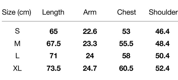 spingxx's tweet photo. size chart ; https://t.co/CUWug95HrR