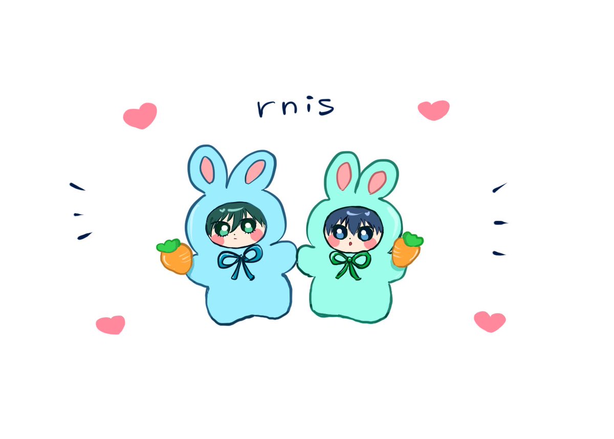 momo_08o2's tweet photo. 🐰の日rnis🥕 https://t.co/dnx7heRE8q