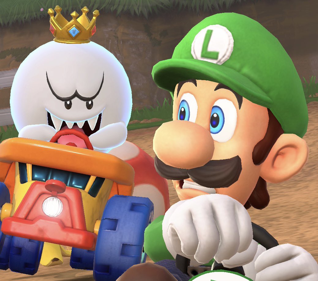 Midorigawa_3605's tweet photo. #MarioKartWorld #KingBoo #Luigi
#NintendoSwitch2 https://t.co/deaz89PmEH