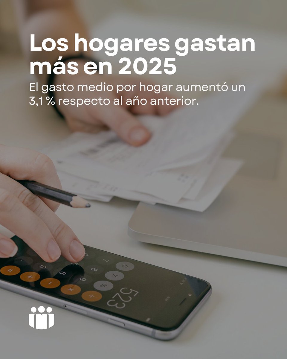 Cajamar's tweet photo. 📊 El gasto de los hogares sigue creciendo, pero… ¿en qué partidas se nota más?

🏠 Vivienda y suministros lideran el aumento del gasto en 2025, mientras que sanidad y alimentación son las categorías que más han crecido desde la pandemia.

💡 ¿Qué nos dicen estos cambios sobre las prioridades de las familias?

Consulta el análisis completo en el nuevo informe de #GrupoCAJAMAR

🔗 https://t.co/cF19FPmkK9