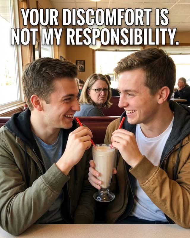 fiercepatricks's tweet photo. homophobes when they see gay people happy https://t.co/DgjeaQSV4P