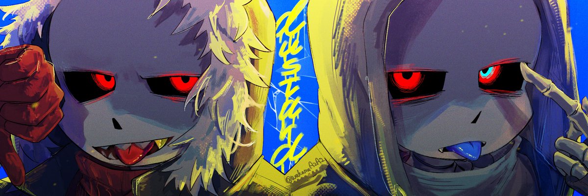 wakameA2A2's tweet photo. やっっっとヘッダー描きました。 https://t.co/hHvKsyVEHG