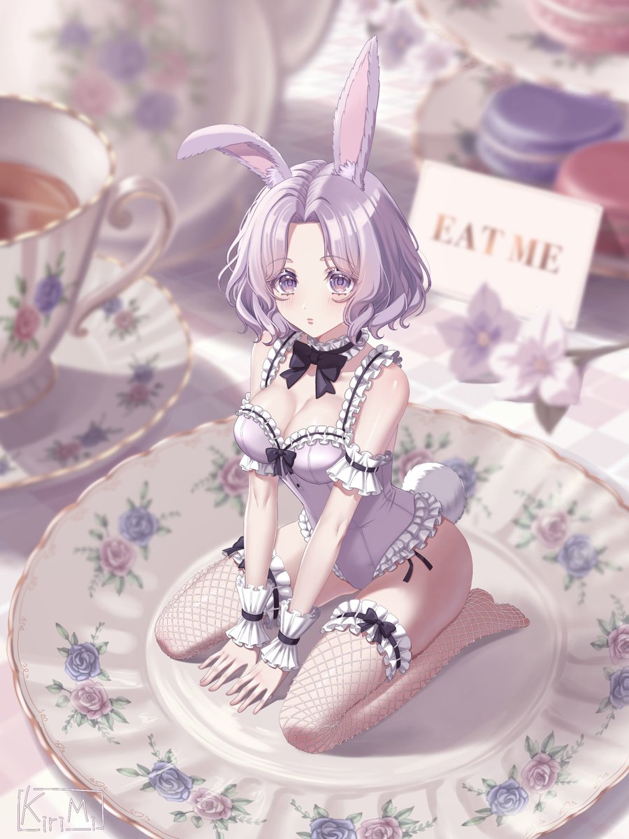 Kirimium_M2's tweet photo. TITLE：「Sugar Time」
CHARACTER：コルダちゃん

#バニーの日 8/2ver. https://t.co/C7bYZuw3eG