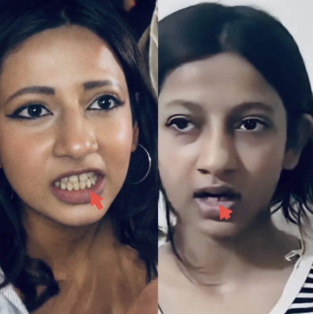 SwakshTripathi's tweet photo. See the teeth gap. 

F*cking ridiculous. How can someone think the entire country is foolish? https://t.co/rtcPiYzNiJ
