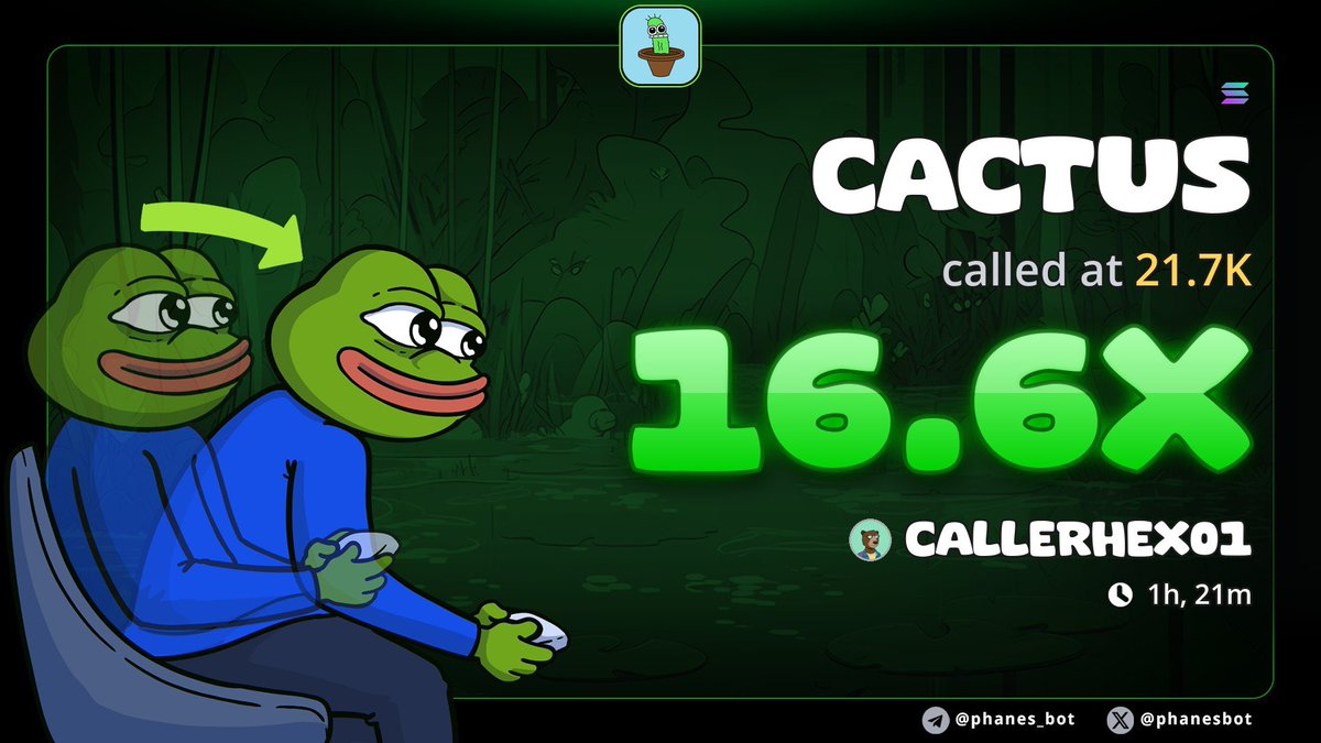 _callerhex's tweet photo. 16x on $CACTUS

3H5zJjdodECf1ZsB48478GkSjTvcKVWzpsh6NxHupump https://t.co/TCHyvaycIo
