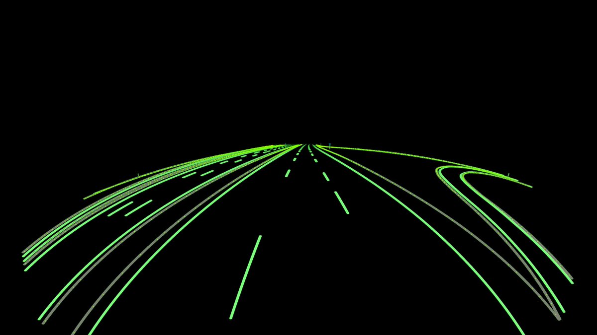 rohanath's tweet photo. How do we guarantee that rays of light bend exactly the way you want them to for fisheye synthetic driving videos?

We model your camera as a precise mapping from the 3D world to pixels: intrinsics, extrinsics, lens distortion, field of view, and mounting geometry.

We then pass that info to our model to generate a video.

To verify it worked, we re-project known 3D points through the calibrated camera and measure whether they land where they should across the control and generated video.

[Sample Below]