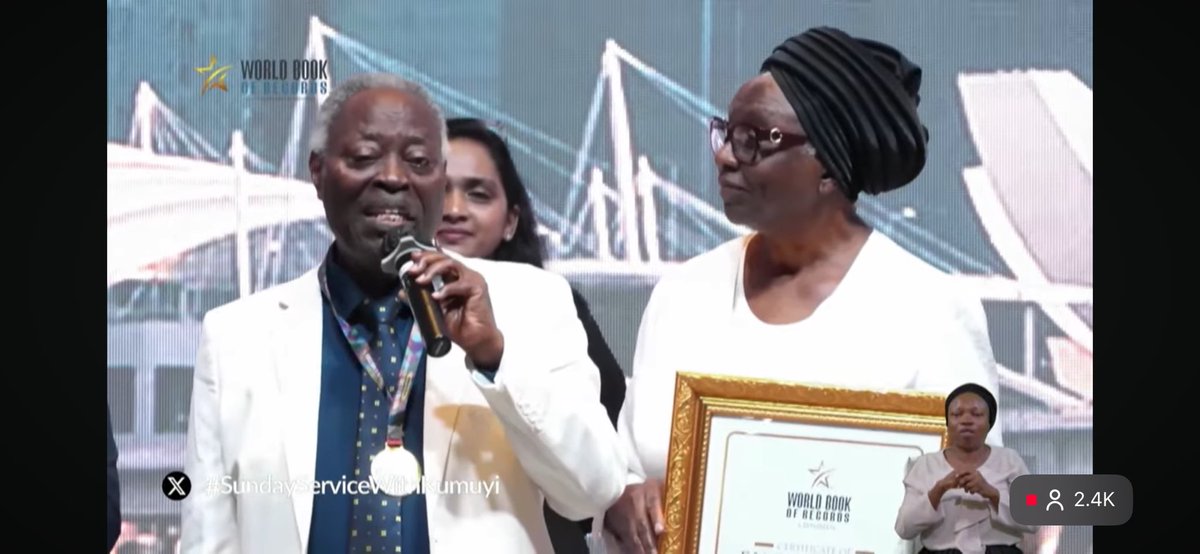 AfolayanLoveth1's tweet photo. “My wife and I have given ourselves to the work of the Lord”

Omo Couple goals o😭😭🤲🏾

#SundayServiceWithKumuyi https://t.co/wLaOIZnrAH