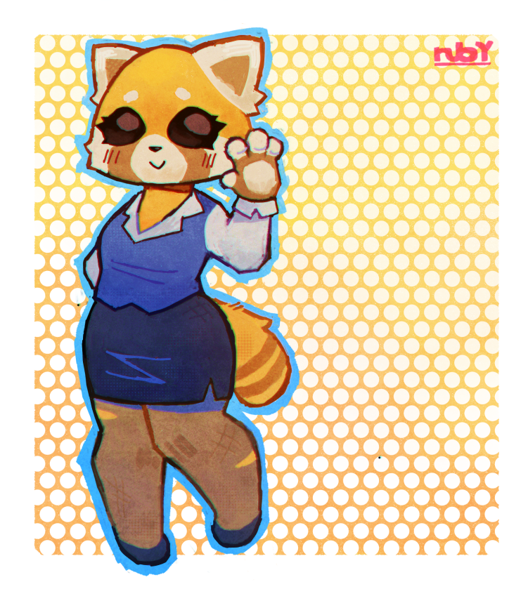 rubylotus_'s tweet photo. retsuko!!! #Aggretsuko #アグレッシブ烈子 https://t.co/wPAkcyf57Q