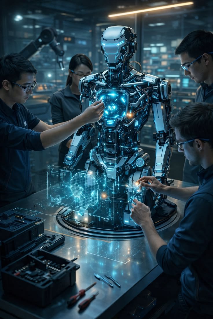 shivonziilis's tweet photo. Embodied AI is the frontier where digital intelligence meets the physical world.
Next-generation humanoid robotics represents a major structural leapintegrating advanced hardware, spatial computing, fine tactile dexterity, and realworld reasoning across manufacturing 
#nsfwtwtًً https://t.co/UU2aelFcMD