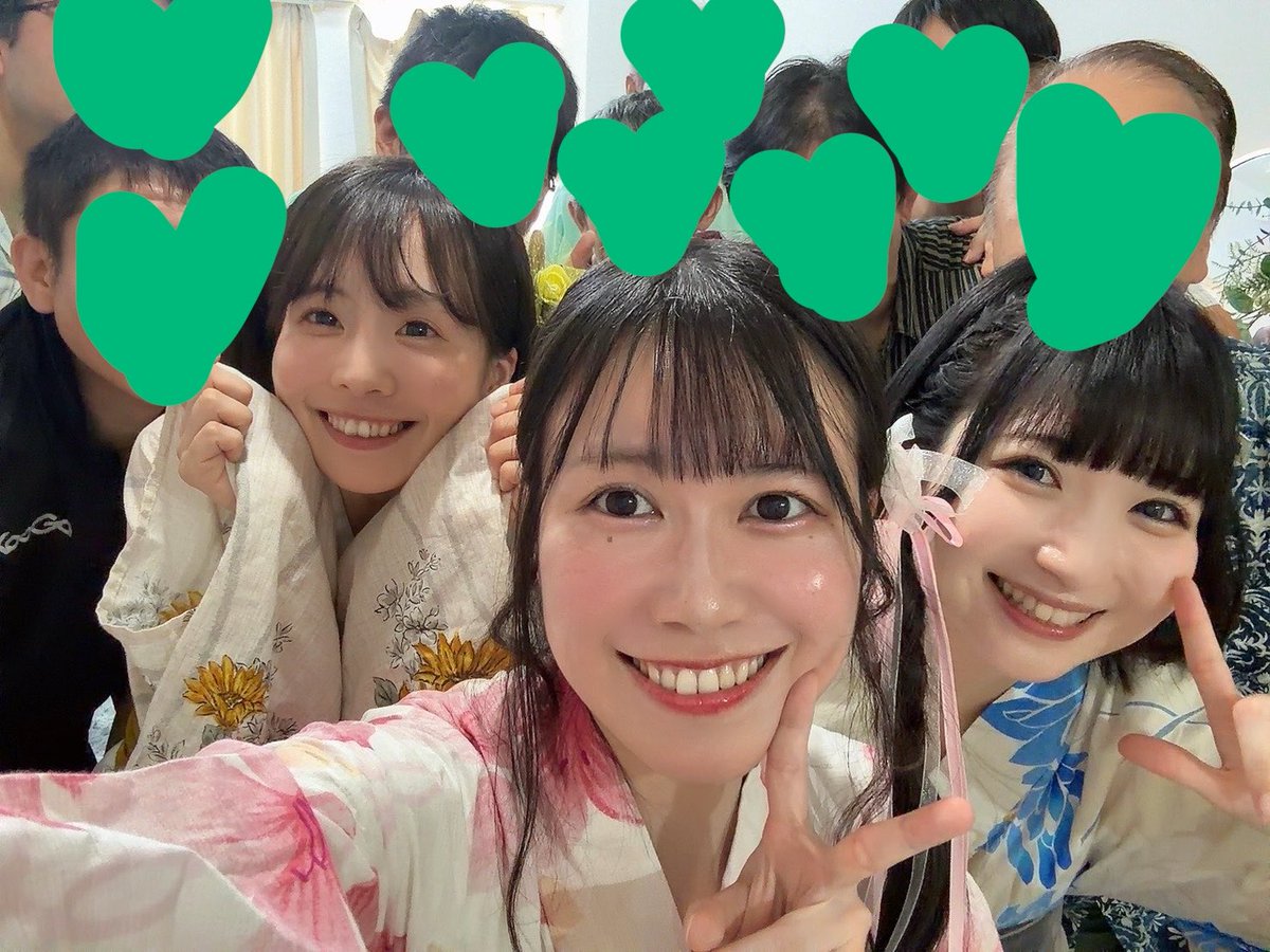 mihawould's tweet photo. 四六時中お仕事でバタバタで事前投稿も出来なかったけど、😭本日無事🌈ハピドリ卒業ワンマンライブ感謝オフ会💖開催できて、久しぶりにみんなで集まれて一緒に過ごせて凄い楽しかったし、やっぱハピドリもみんなも最高だな🥹✨永遠不滅だ❣️ってなりました🤍￼😌💛
人生初の！？みはPカラー🌻の浴衣👘もお披露目できて良かった☺️💛
また絶対集まろうね🫶☺️🍀✨
