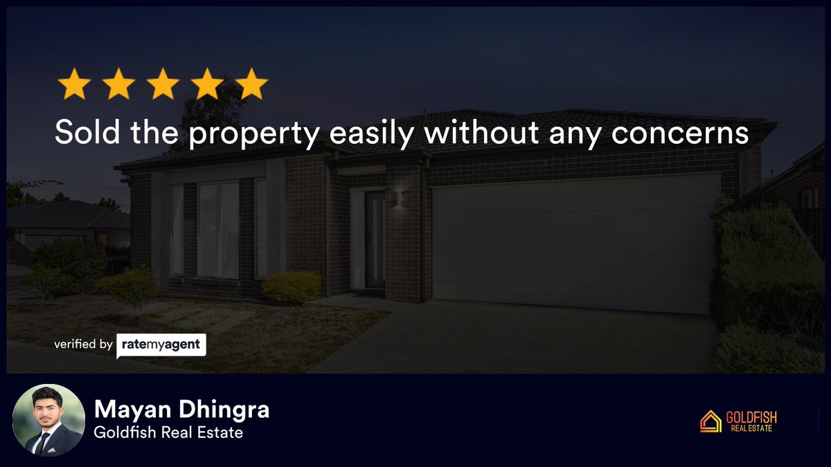 goldfishrea's tweet photo. Our agent’s latest ★★★★★ review in Alfredton
Awesome job
https://t.co/OPSB6lxctn

...
#realestate #Goldfish_Real_Estate #Local_Real_Estate_Agent #Best_Real_Estate_Agent #Melbourne_Real_Estate #Best_Selling_Agent #Ballarat_Real_Estate https://t.co/Q4a8E6B6ih