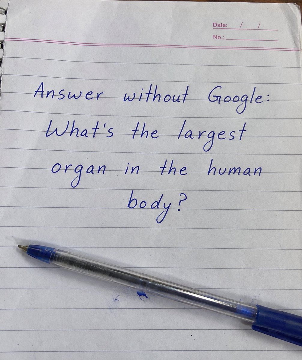 Gosleepriya's tweet photo. I heard only biology students know the answer.

Do You? https://t.co/nEL86TgH9Q