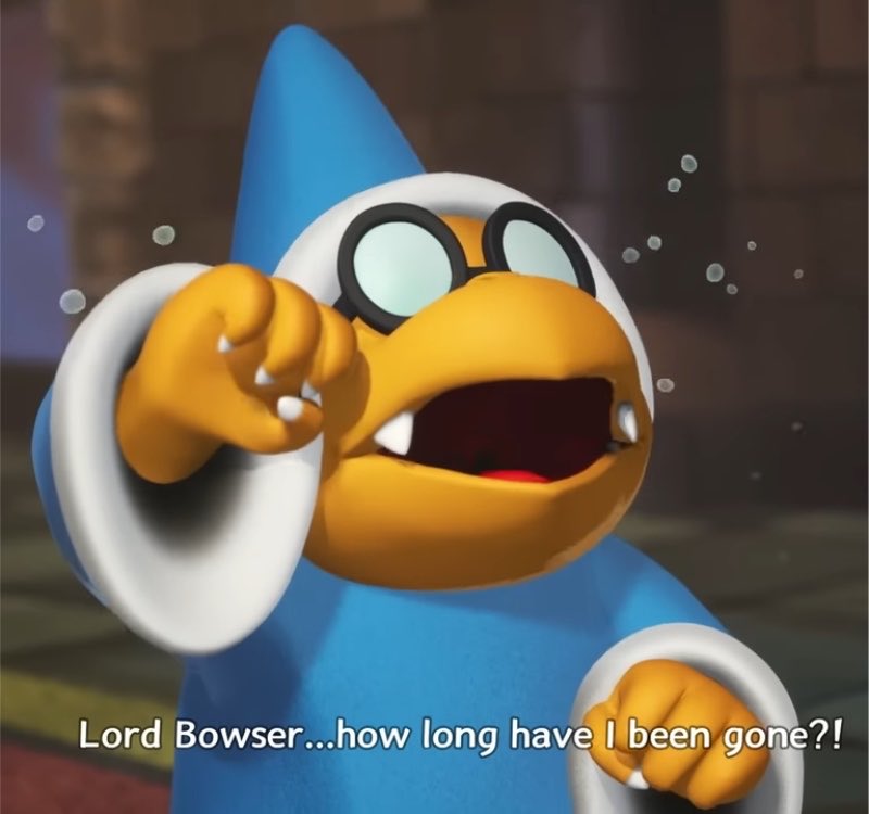 HipStar1985's tweet photo. there’s a possibility that there is an actual canon reason why toadsworth is MIA and I find that possibility very very funny https://t.co/E54iPtTuSq